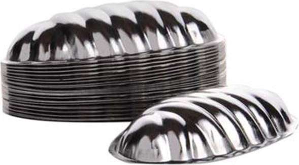 Moldes para galletas tipo panecillo 25 uds