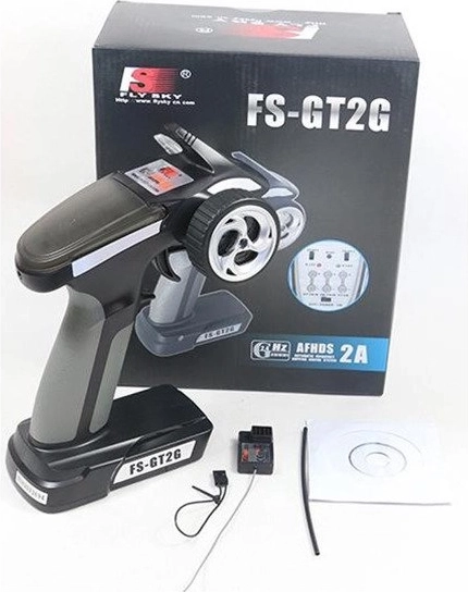 Transmisor FlySky GT2G y receptor FS-A3 conjunto, 3 canales AFHDS
