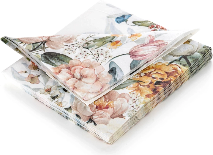 Servilletas New meadow 33 × 33 cm, 3 capas (20 uds)