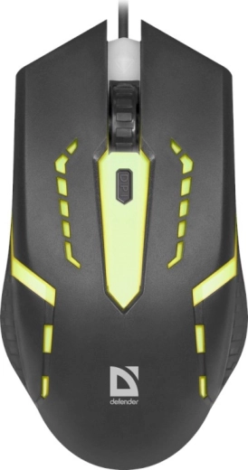 Ratón gaming con cable DEFENDER Flash MB-600L con retroiluminación de 7 colores