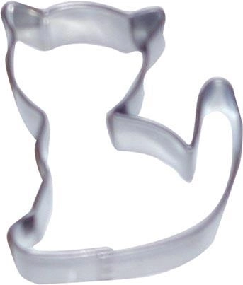 Cortador de galletas de acero inoxidable con forma de gatito – set de 10 uds