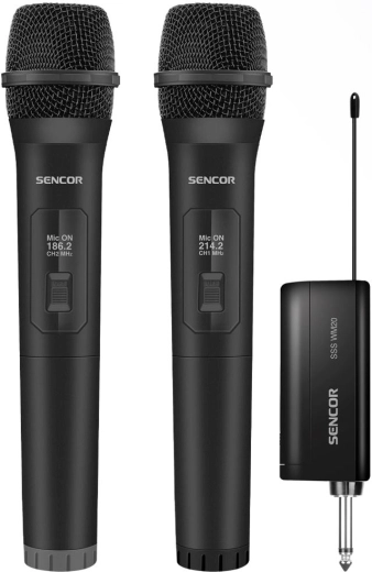 Sencor SSS WM20 micrófonos inalámbricos con receptor