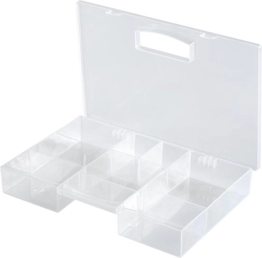 Maletín organizador de plástico HEIDRUN 28 × 19,5 × 4 cm