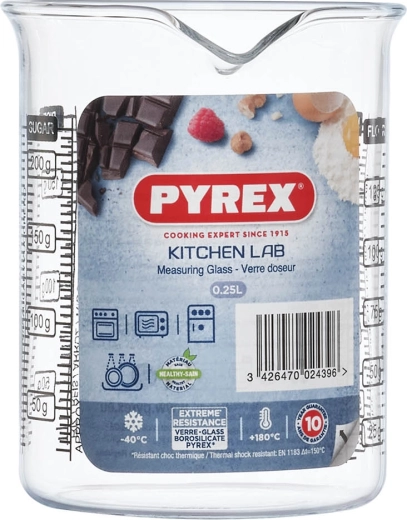 Jarra medidora de vidrio PYREX 0,25 l