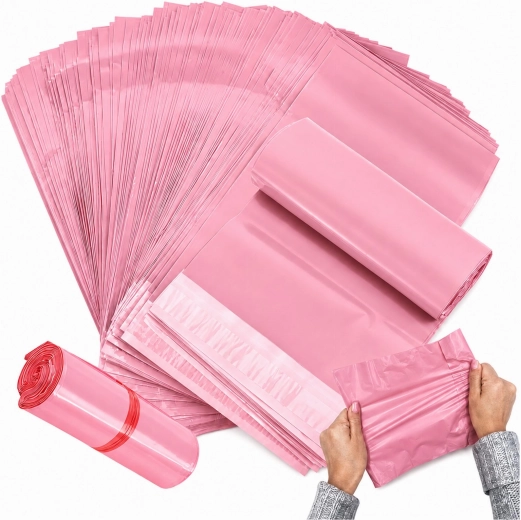 Sobres de mensajería rosas A3, 310 × 420 mm, 50 unidades