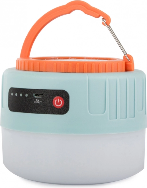 Linterna LED solar para camping con carga USB