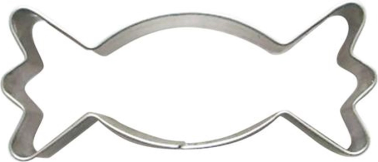 Cortador para galletas con forma de caramelo de acero inoxidable 5–6 cm