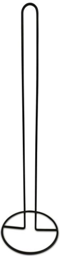 Soporte para papel higiénico Toro 56 cm negro