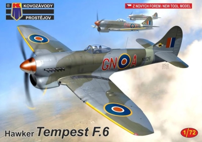Modelo de avión Tempest F.6 a escala 1/72