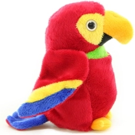 Loro de peluche 15 cm