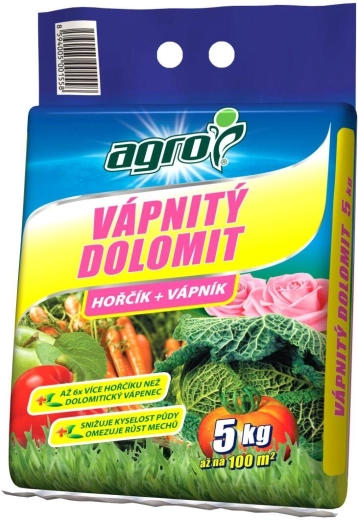 Dolomita calcárea – fertilizante de jardín 5 kg AGRO