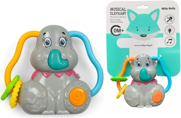 Sonajero musical de elefante Milly Mally