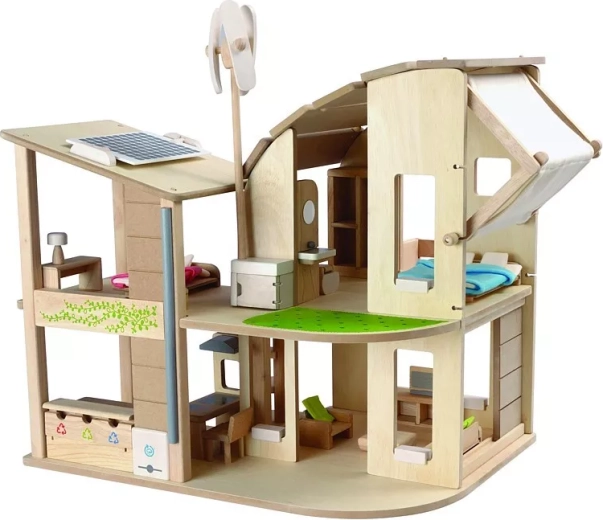 PlanToys ecocasita de muñecas con muebles