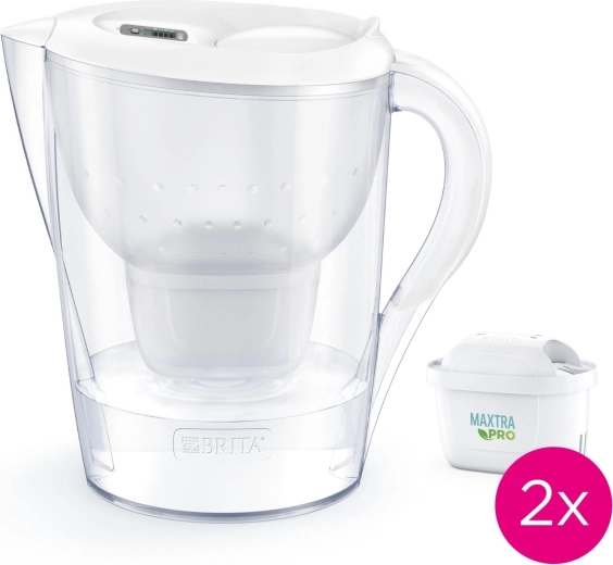 Jarra filtrante BRITA Marella XL 3,5 l + 2 filtros MAXTRA PRO Pure Performance
