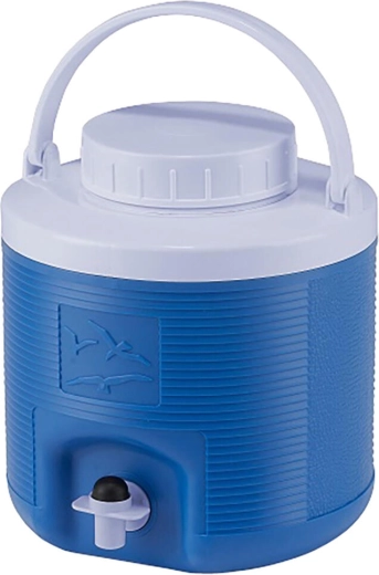 Recipiente térmico con grifo 4 l, azul/verde