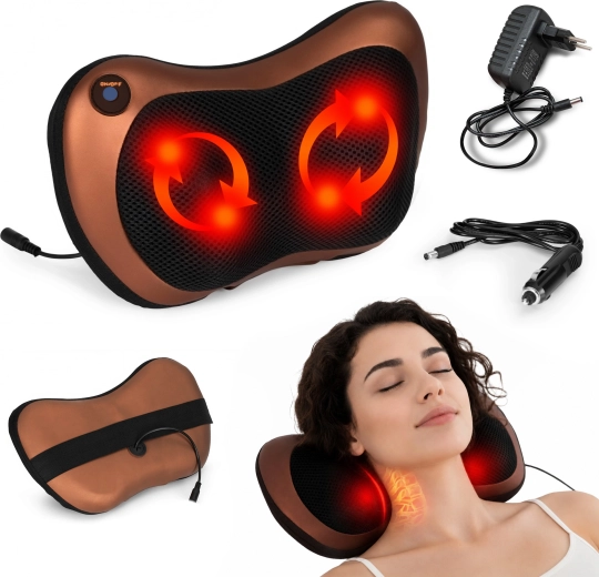 Almohada de masaje shiatsu KADEN con calor 20 W