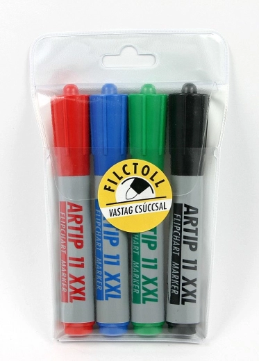 Rotuladores para flipchart ICO 11 XXL, set de 4 uds.
