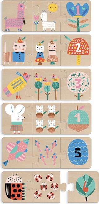 Vilac Puzzle de madera Mamá y Cría