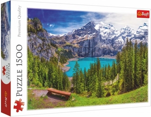 Puzzle Lago Oeschinen Alpes 1500 piezas