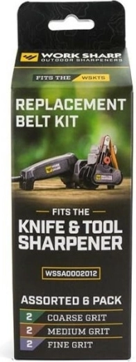 Work Sharp WSKTS bandas abrasivas de repuesto, set de 6 uds.