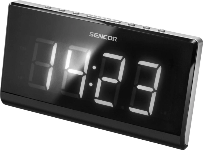 Radio despertador Sencor con proyección de la hora