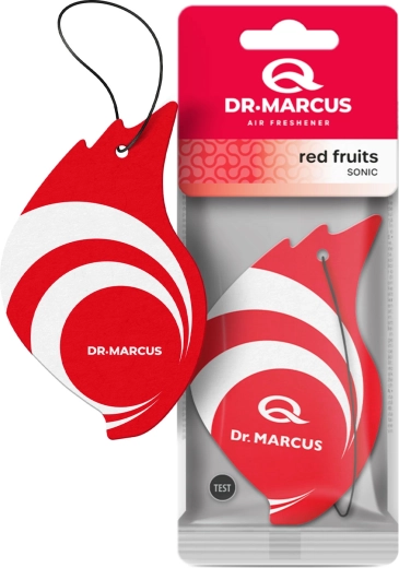 Dr. Marcus Sonic ambientador colgante para coche Red Fruits