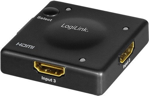 Conmutador HDMI LogiLink 3×1 1080p 60 Hz