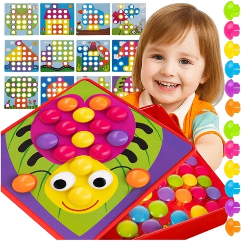 Mosaico Montessori con botones ISO TRADE