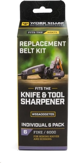 Work Sharp bandas abrasivas de repuesto P6000 finas (set de 6 uds)