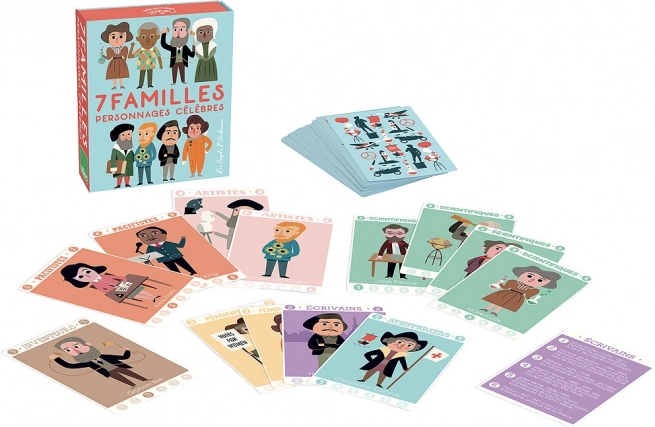Vilac juego de cartas 7 familias – personalidades famosas