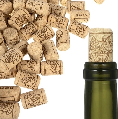 Tapones de corcho para vino 100 uds - Ruhhy