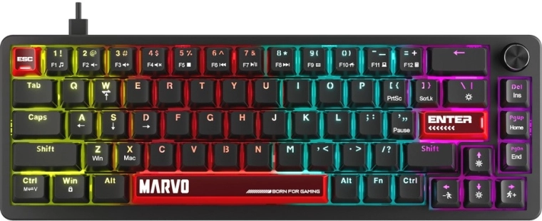 Teclado mecánico gaming Arma 67