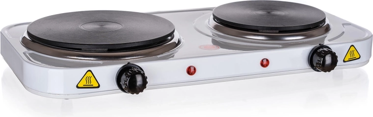 Hornillo eléctrico de dos placas de 1000 W / 1500 W