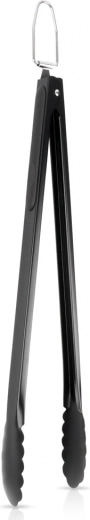 Vilde pinzas de parrilla negras de acero inoxidable 43 cm