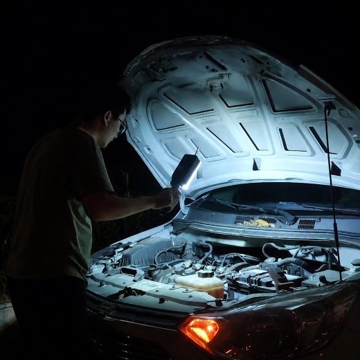 Lámpara LED de inspección para taller con gancho y imán, 700 lm, 20 W