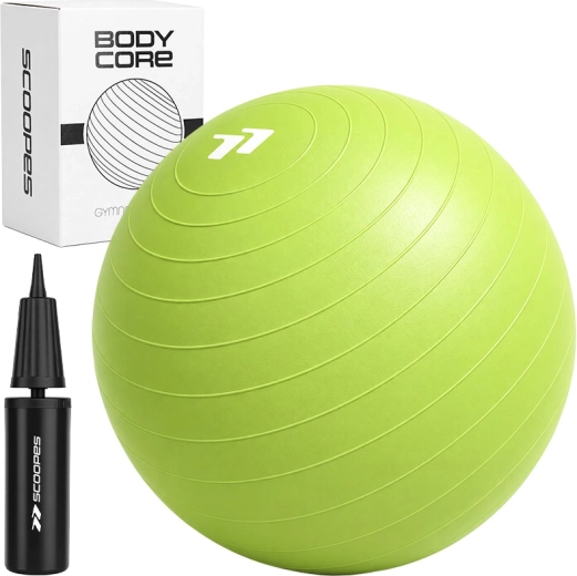 Pelota de gimnasia BodyCore de 55 cm verde