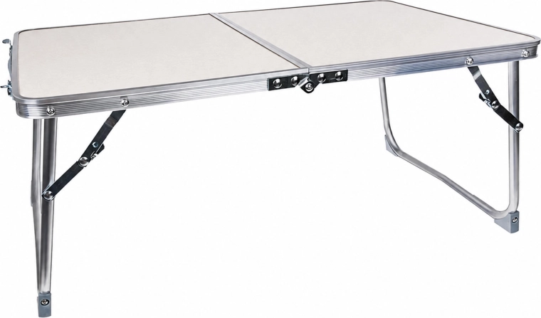 Mesa turística plegable de aluminio 61 × 41 cm