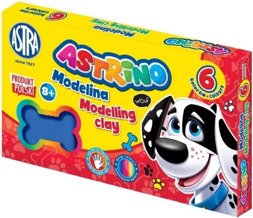Plastilina escolar 6 colores ASTRINO ASTRA