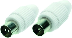 Conectores de antena directos Solight COAX (conector + hembra)