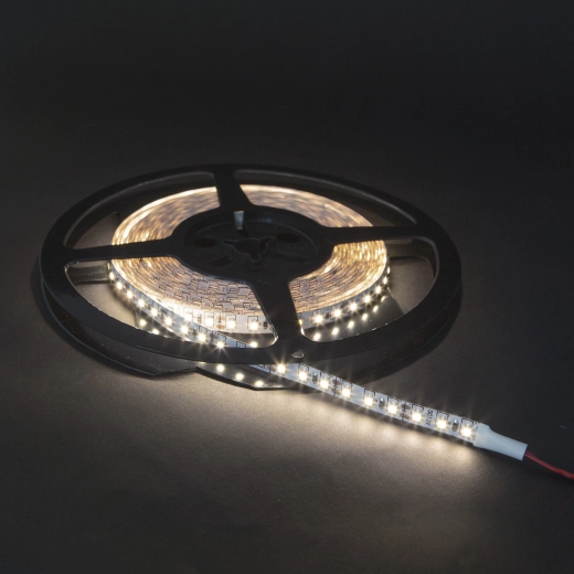 Tira LED de 5 m, 12 V, luz blanca diurna de 4000 K