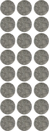 Almohadillas protectoras autoadhesivas para muebles TORO, mezcla de formas, 24 uds.