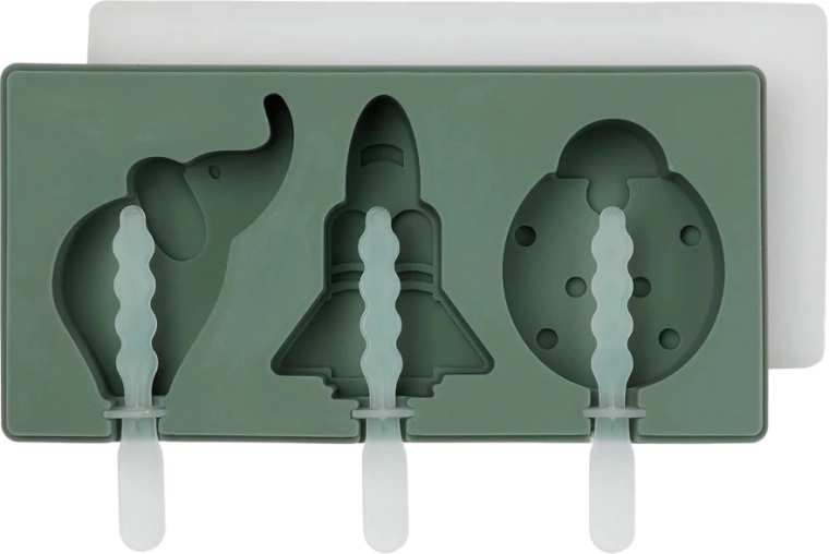 Nuuroo Elin moldes para helados dusty green - 1 pieza