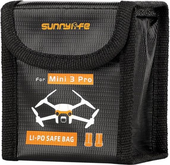 Bolsa Sunnylife para baterías para DJI Mini 3 Pro y Mini 4 Pro (para 2 baterías)