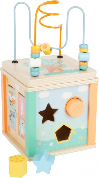 Cubo motor SMALL FOOT en colores pastel