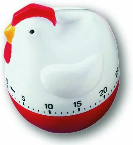 Temporizador de cocina con forma de gallina TFA