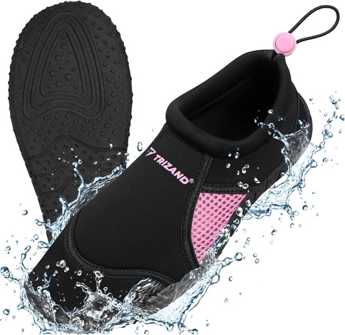 Zapatos para el agua Trizand negro-rosa – talla 37