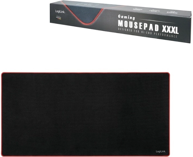 Alfombrilla gaming para ratón XXXL LOGILINK, negra