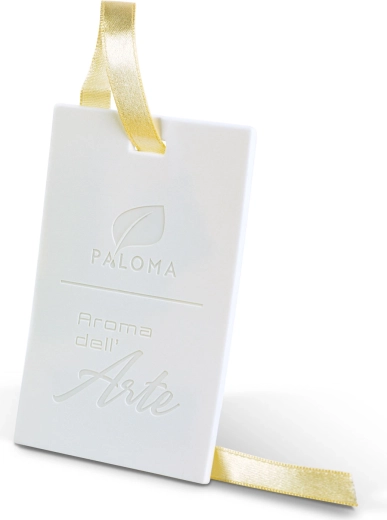 Ambientador colgante para coche Paloma Aroma Del' Arte Luce Bianca