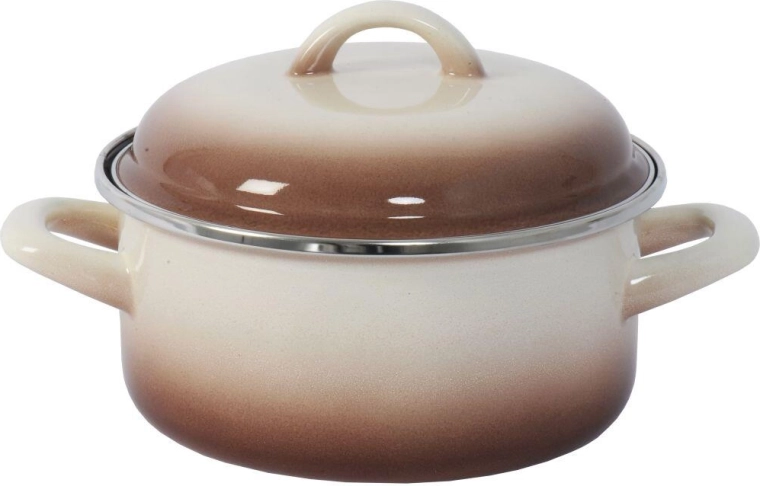 Cacerola con tapa 22 cm 3,5 l Capuccino