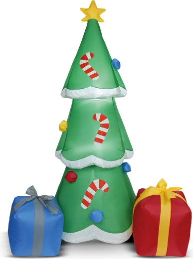 Árbol de Navidad hinchable con iluminación LED de 180 cm